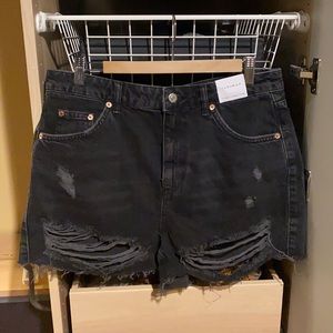 Top shop jean shorts